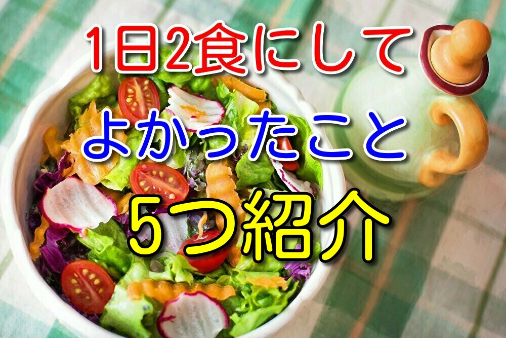 2年間実践してきた男が語る1日2食生活にしてよかったこと5つ紹介