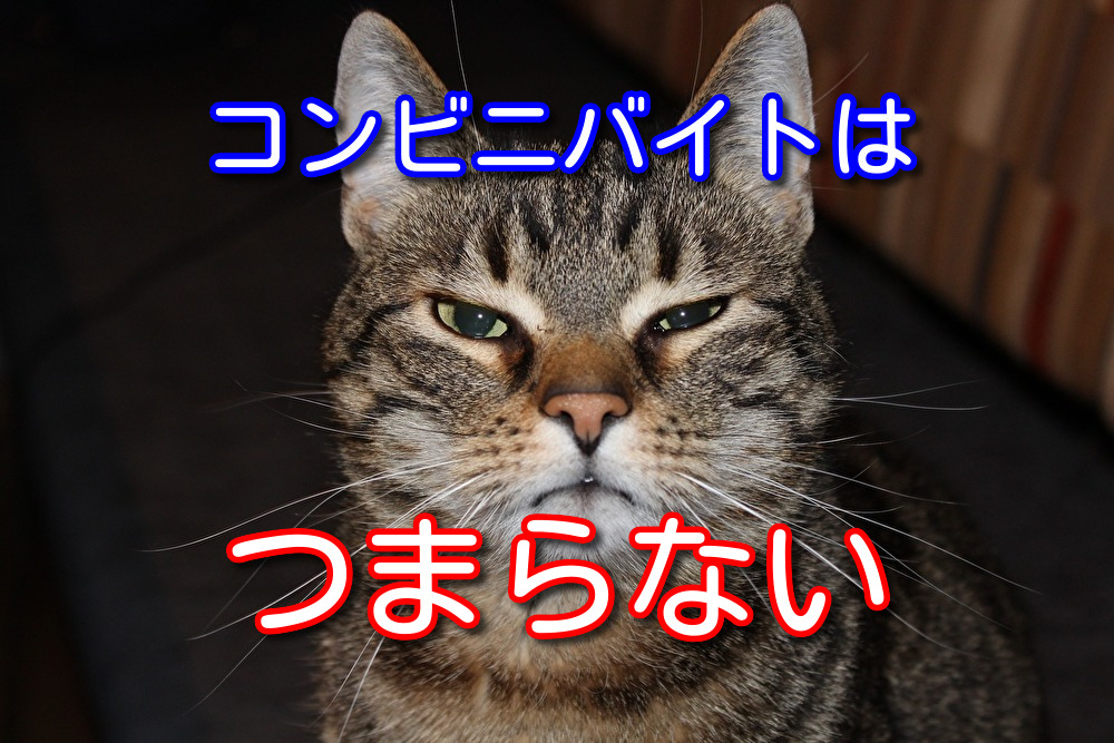 【経験者が語る】僕がコンビニバイトをつまらないと思う理由を3つ解説