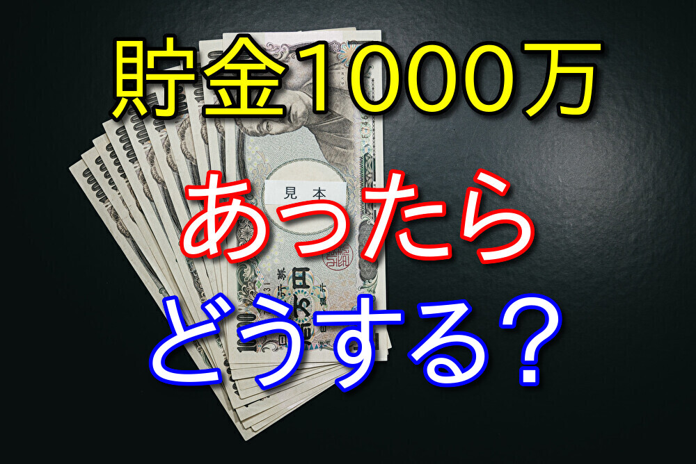 貯金が1000万ある無職の人へ元ニートがどういう戦略を立てるか解説