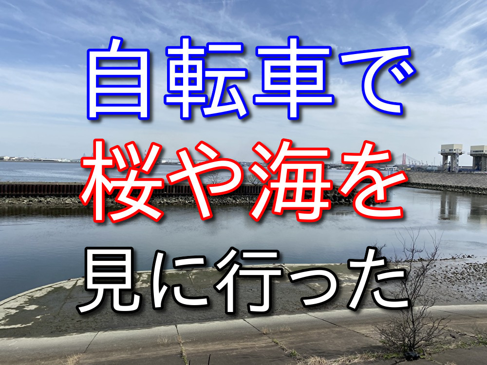 【フリーターの休日13】桜や海を見に行ったりイオンモール行ったり