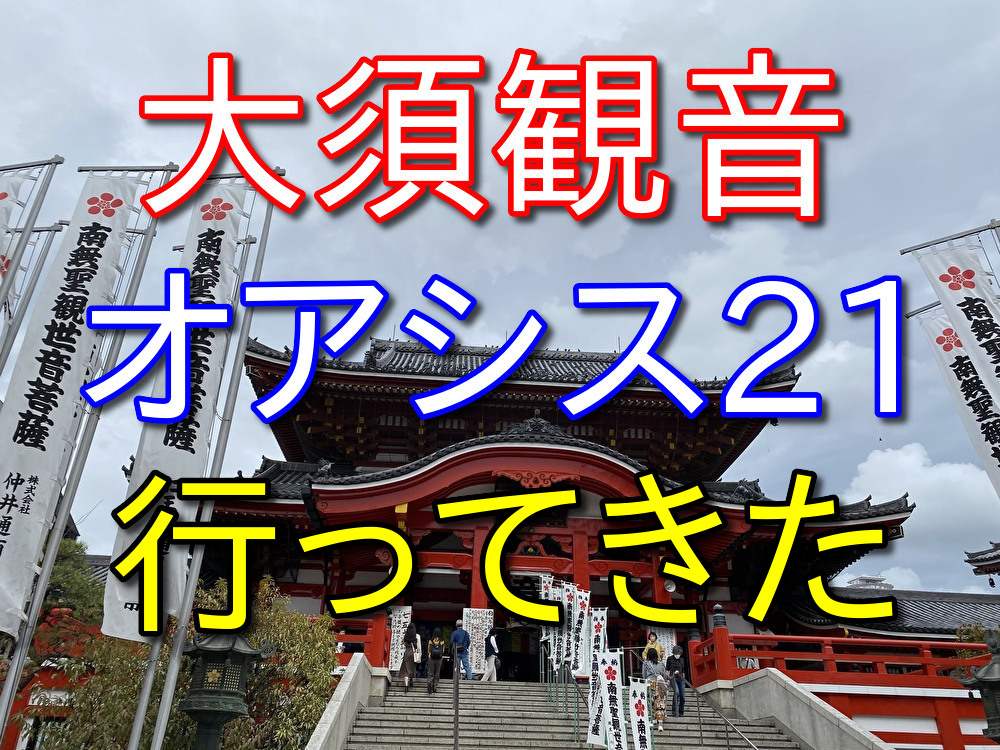 【フリーターの休日25】名古屋の繁華街をぶらついてきた【大須観音と栄】