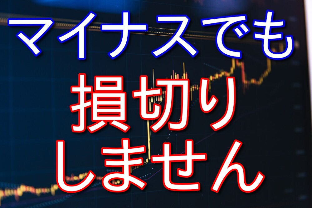 【株式投資】含み損があっても損切りする気はありません【36歳フリーター】